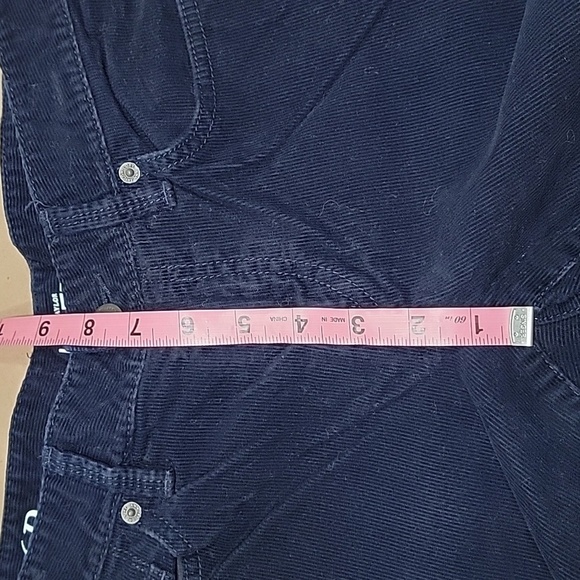 Loft Size 6 P Dark Blue Corduory "Original Boot" Jean Style Pants, Exc Used Cond - Picture 8 of 13